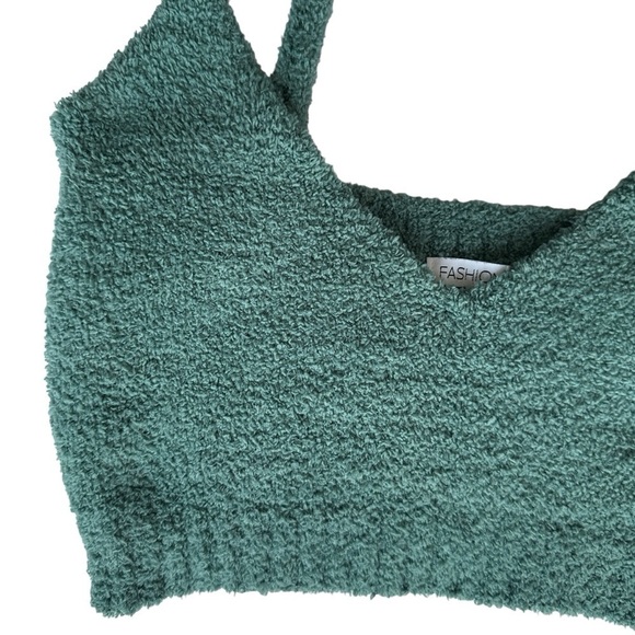 Teal Knit Crop Top and Pants Set | Fashion Nova - Picture 7 of 16